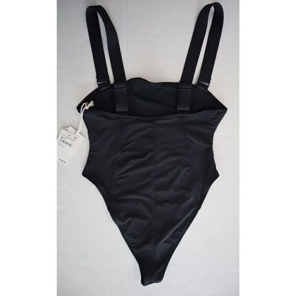Good American GSW0243 Women's Sz 1/S Black Contour Compress 1-Pc Swimsuit - Picture 9 of 11